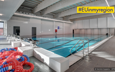 #EUinmyregion in het VUB zwembad: Kom zwemmen en ontvang een gratis badmuts!
